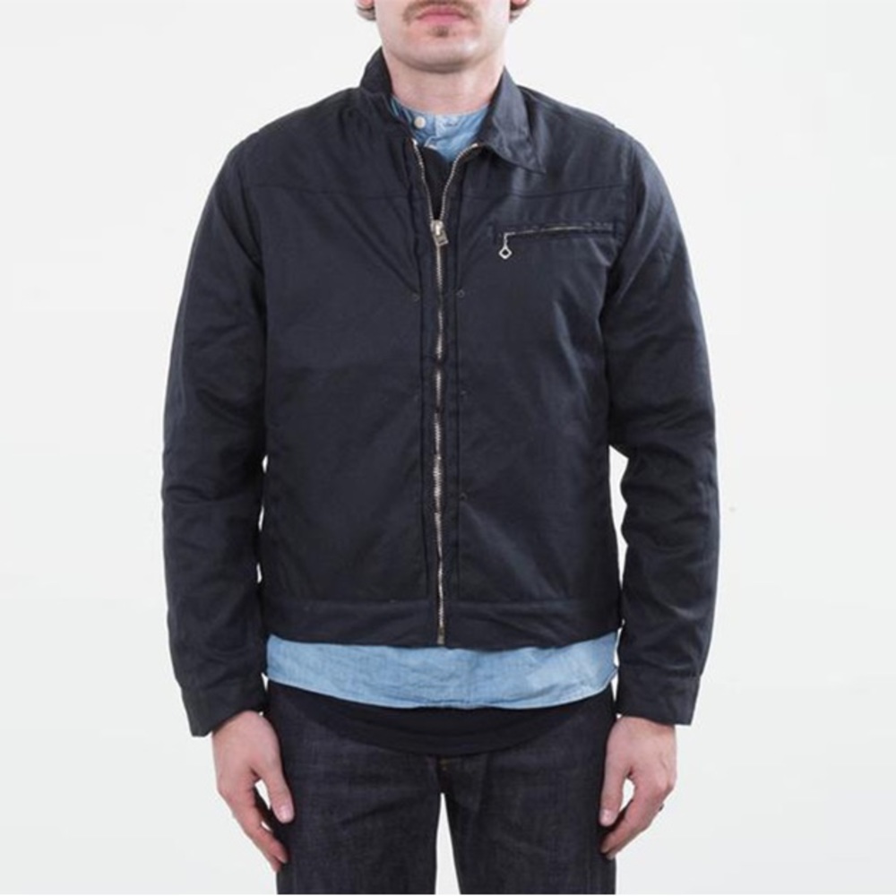 Men's Black Military Field Jacket